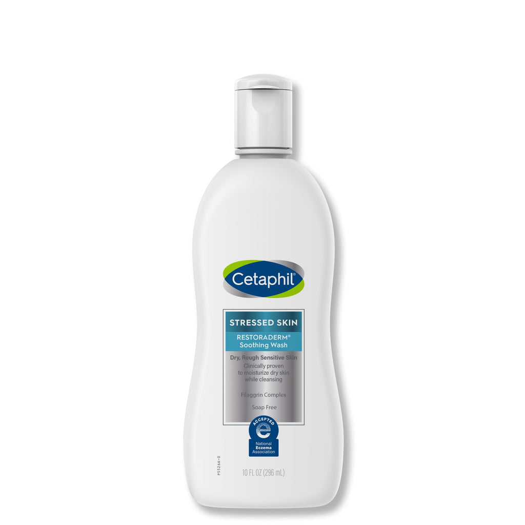 (2 pack) Cetaphil Restoraderm Soothing Body Wash, National Eczema Association Endorsed, 10 oz