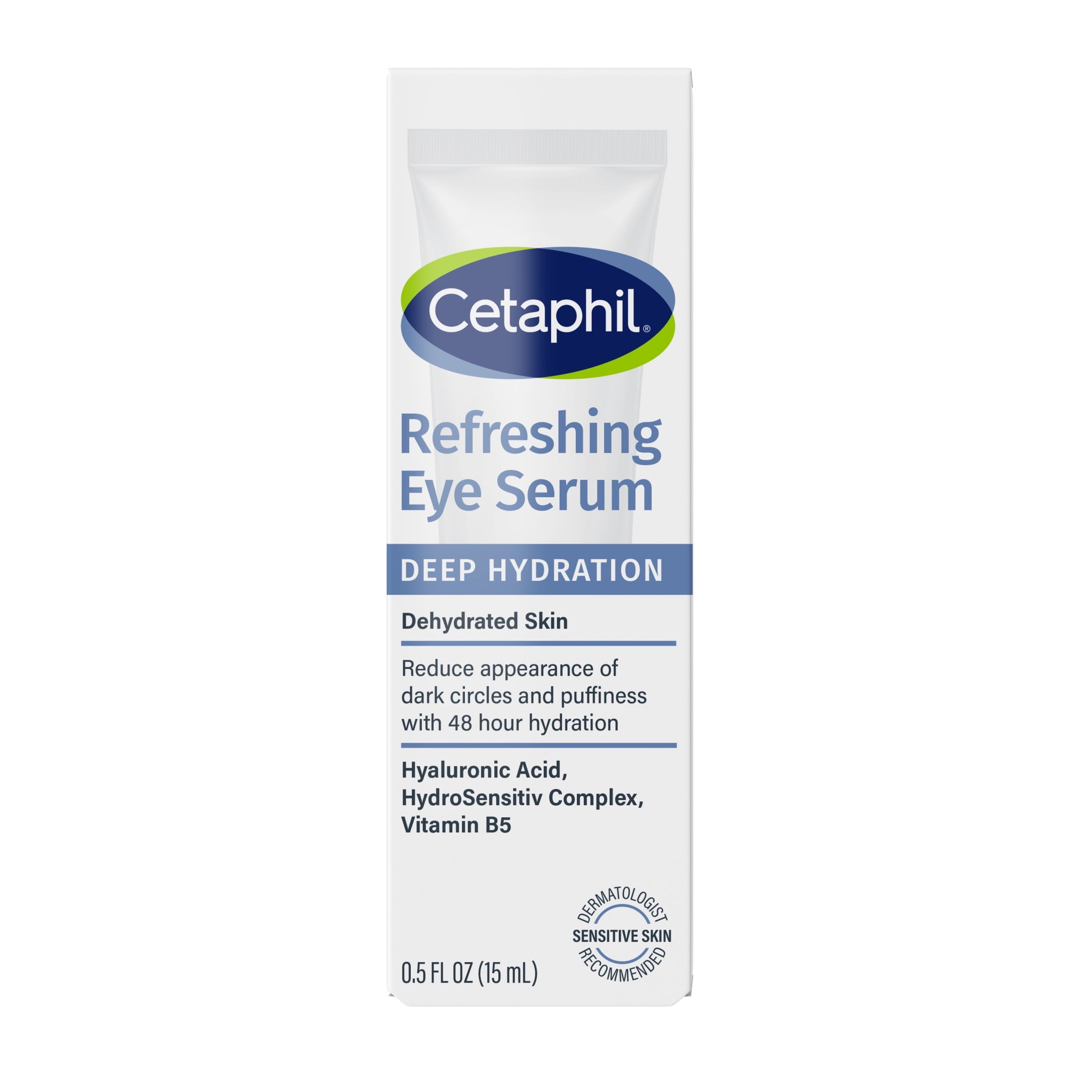 Cetaphil Deep Hydration Refreshing Eye Serum With Hyaluronic Acid, 0.5 fl oz