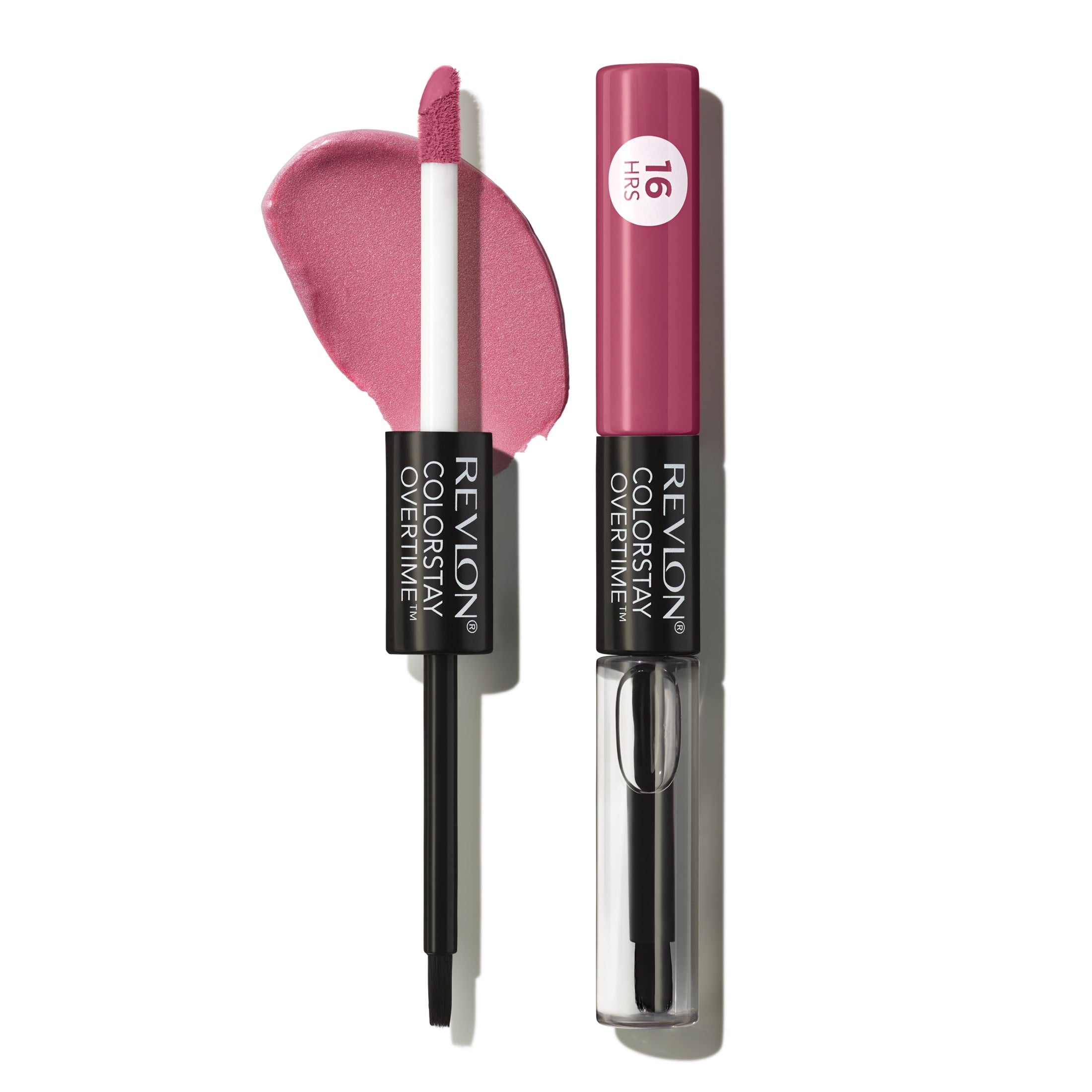 Revlon ColorStay Overtime Longwearing Gloss Lipstick with Vitamin E, 005 Infinite Raspberry, 0.07 fl oz