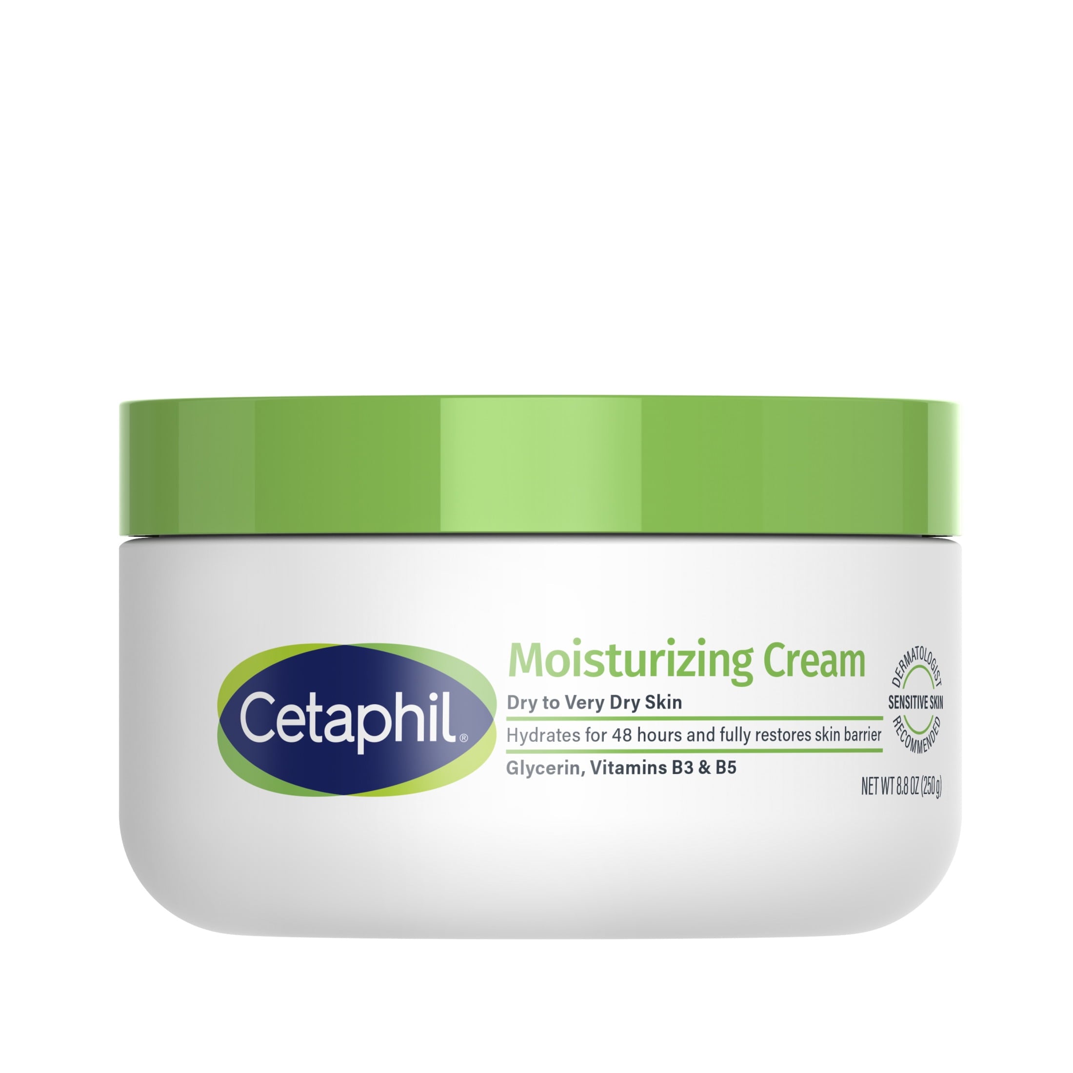 Cetaphil Moisturizing Cream for Very Dry to Dry Skin, 8.8 fl oz