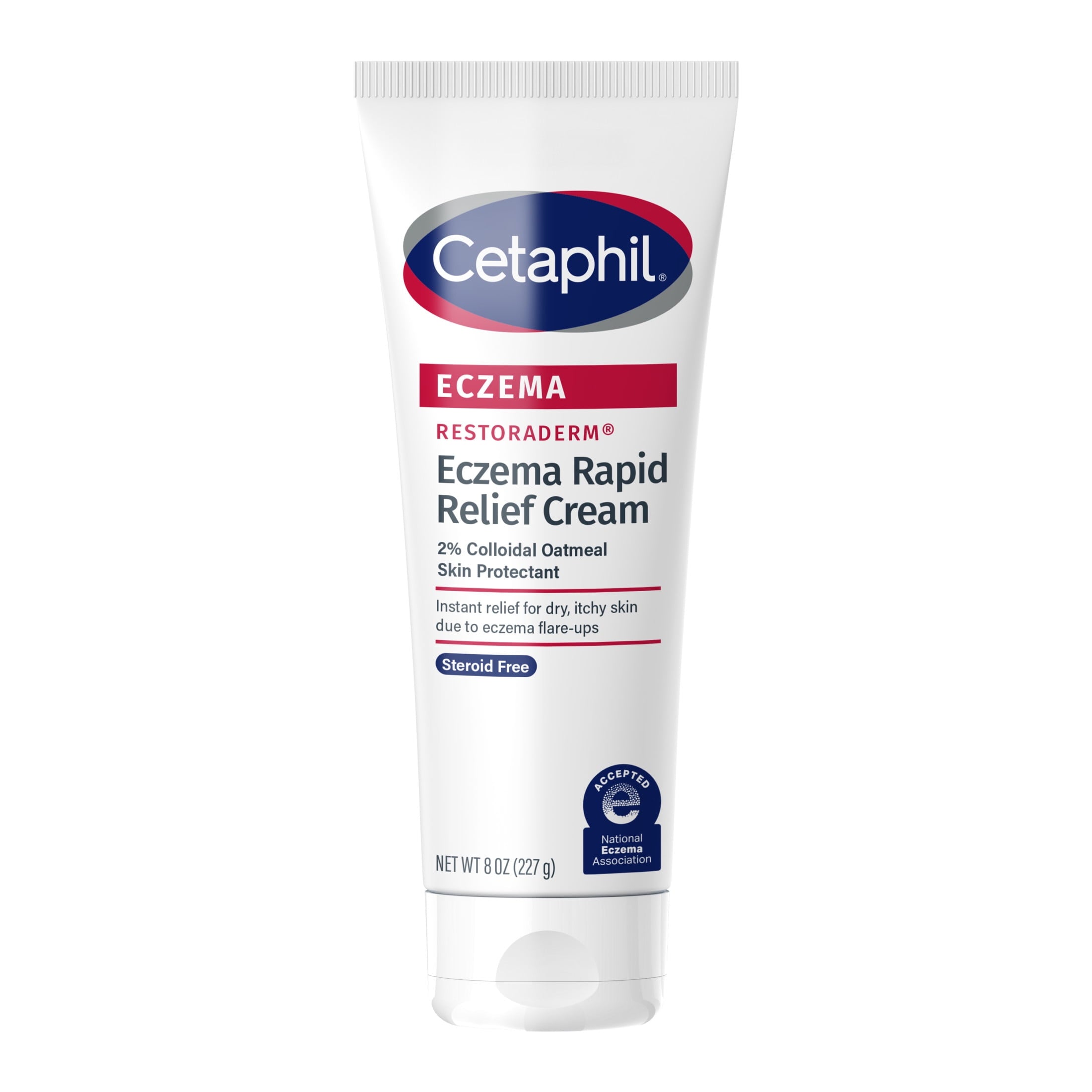 (3 pack) Cetaphil Restoraderm Rapid Relief Cream for Eczema Prone Skin, Unscented, 8 fl oz