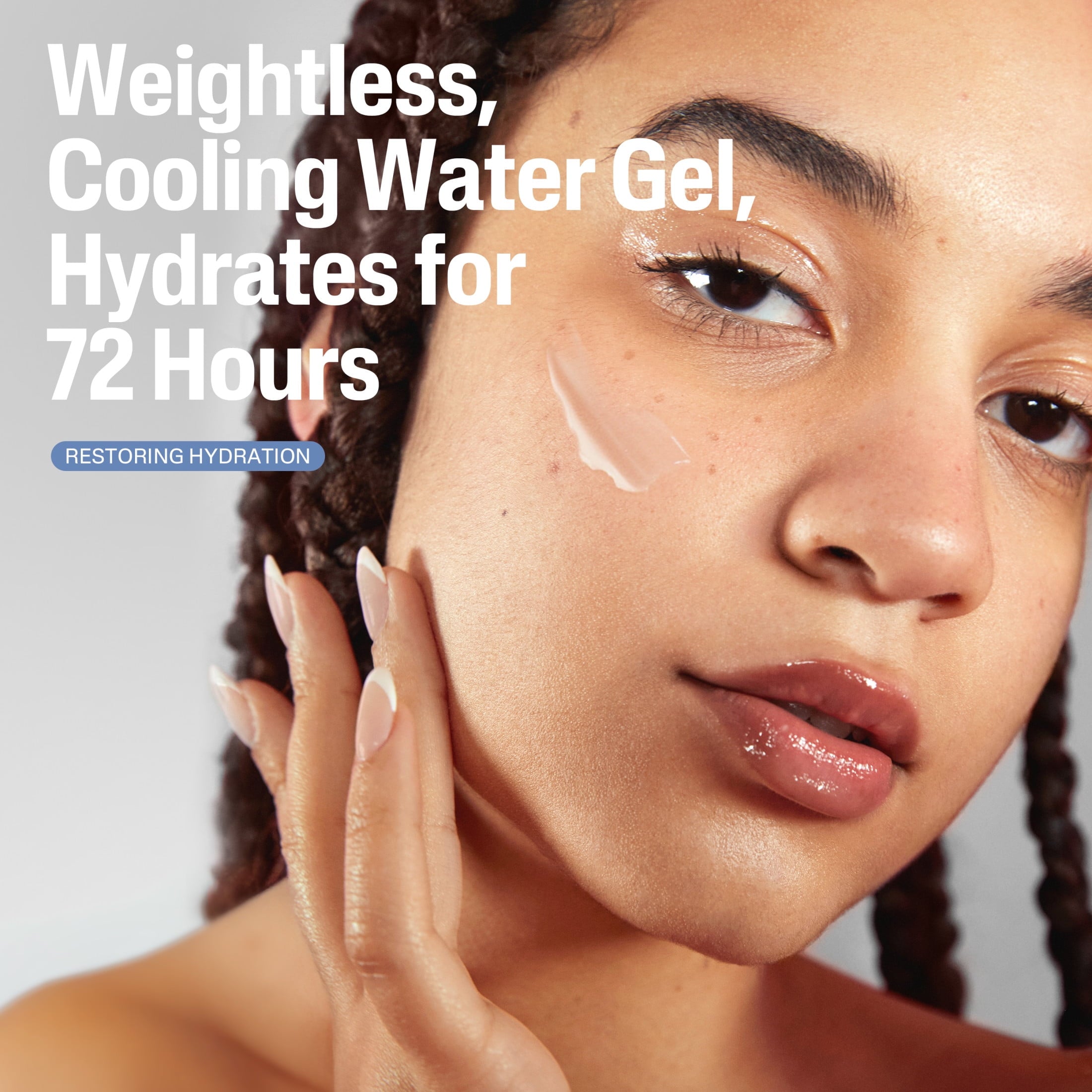 Cetaphil Deep Hydration Skin Restoring Water Gel 72 Hour Face Moisturizer, 1.7 fl oz