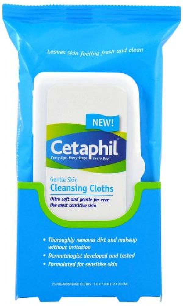 2 Pack Cetaphil Gentle Skin Cleansing Cloths - 25 count Each