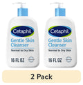 (2 pack) Cetaphil Face Wash Hydrating Gentle Skin Cleanser for Dry to Normal Sensitive Skin, 16 fl oz
