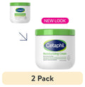 (2 pack) Cetaphil Moisturizing Cream, Hydrating Moisturizer For Dry To Very Dry, Sensitive Skin, Fragrance Free, 16 Oz.,