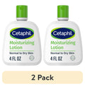 (2 pack) Cetaphil Moisturizing Lotion Hydrating Lotion for All Skin Types, Sensitive Skin, 4 fl oz