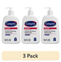 (3 pack) Cetaphil Eczema Restoraderm Soothing Moisturizer for Dry Itchy Skin, Unscented, 16 fl oz