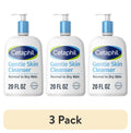 (3 pack) Cetaphil Face Wash Hydrating Gentle Skin Cleanser for Dry to Normal Sensitive Skin, 20 fl oz