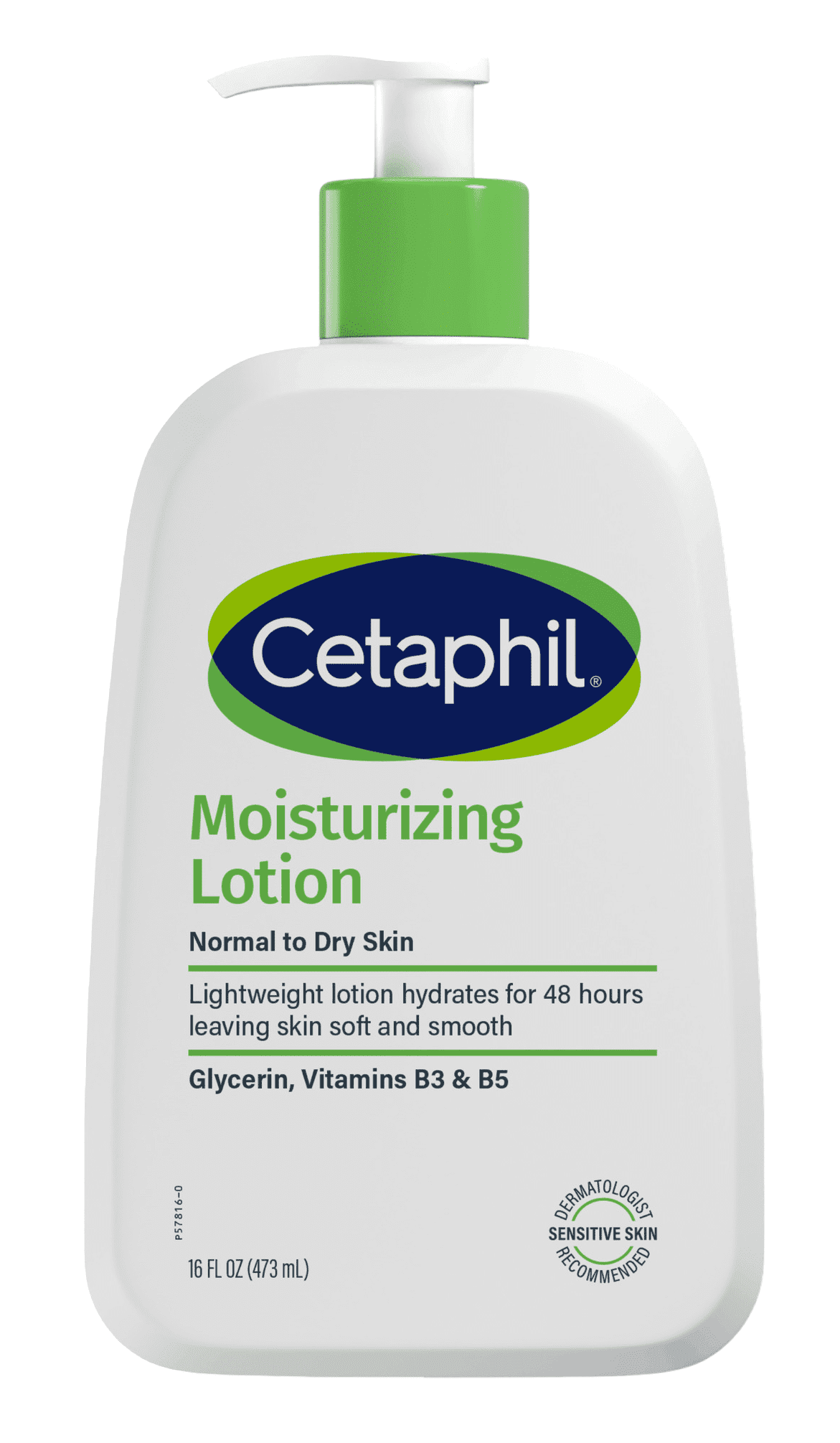 Cetaphil Moisturizing Lotion 16oz Pump Dry To Normal Skin (Pack of 3)