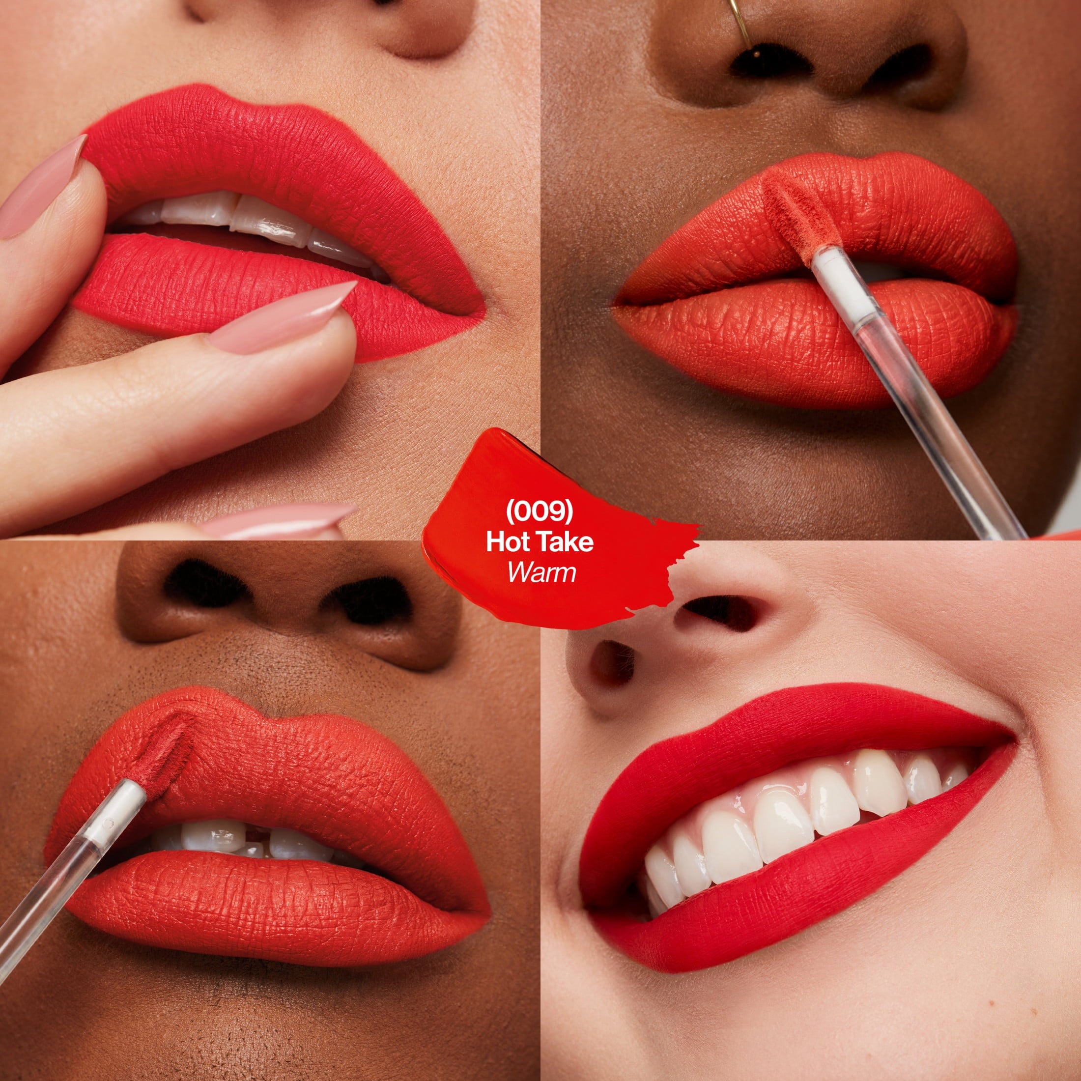 Revlon ColorStay Limitless Matte Liquid Lipstick, 24HR Wear, 009 Hot Take, 0.17 fl oz