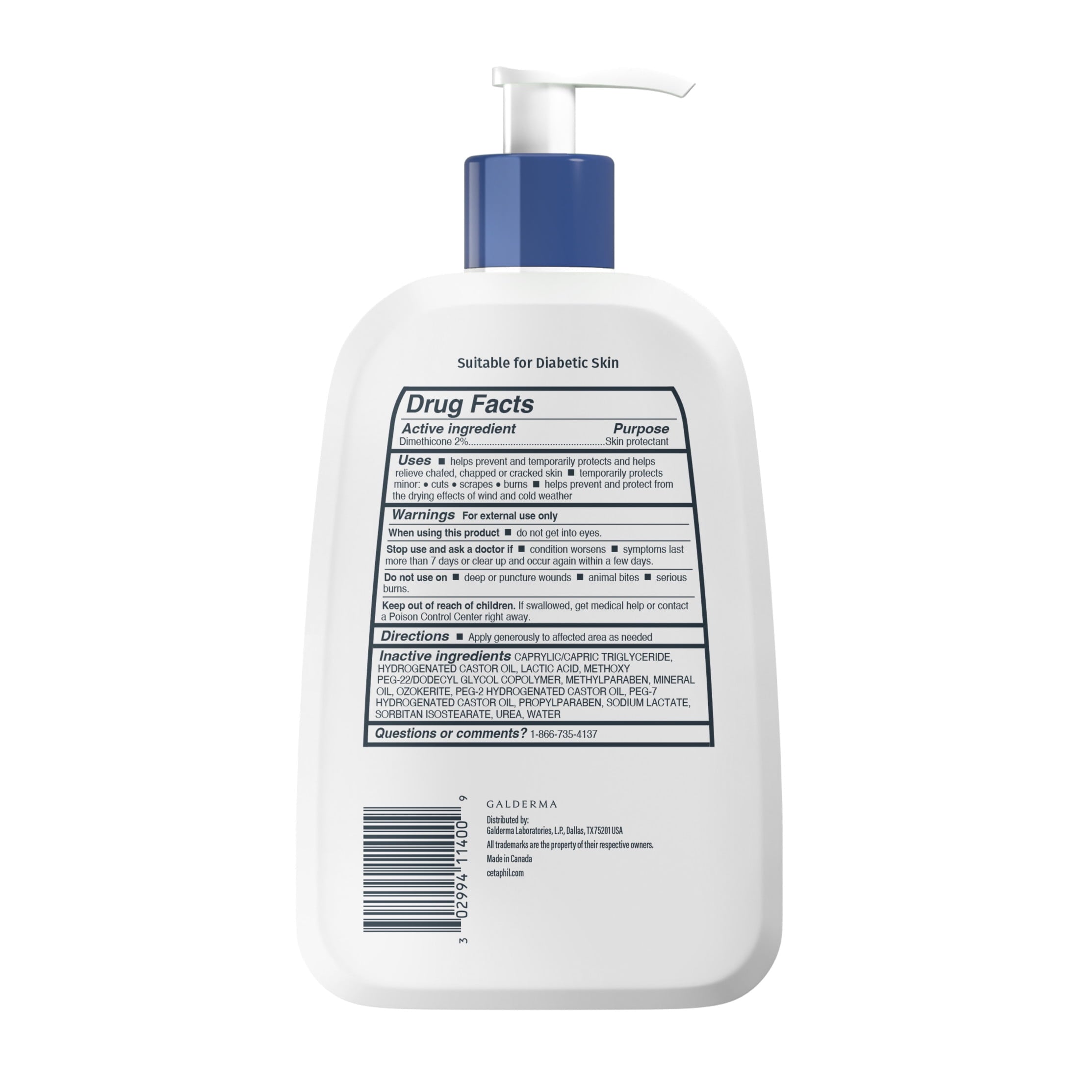 Cetaphil Skin Repair Lotion for Very Rough Cracked Skin, Unscented, 16 fl oz