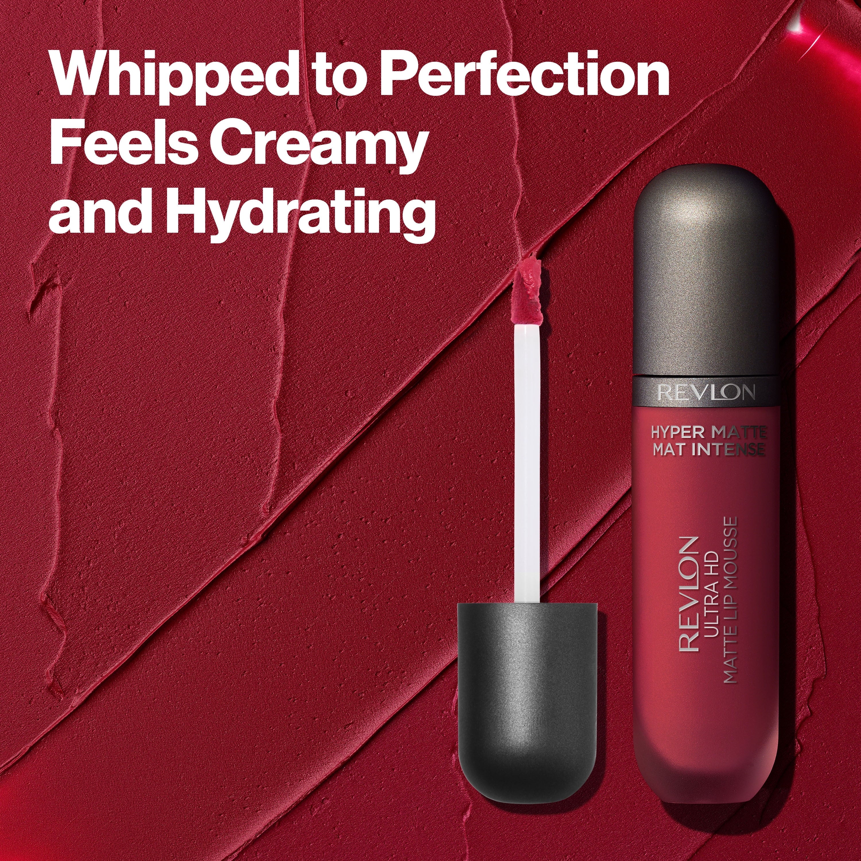 Revlon Ultra HD Lip Mousse Hyper Matte, Liquid Cream-like Lipstick , 860 Earthy, 0.16 oz, Earthy (860), 0.2 fl oz