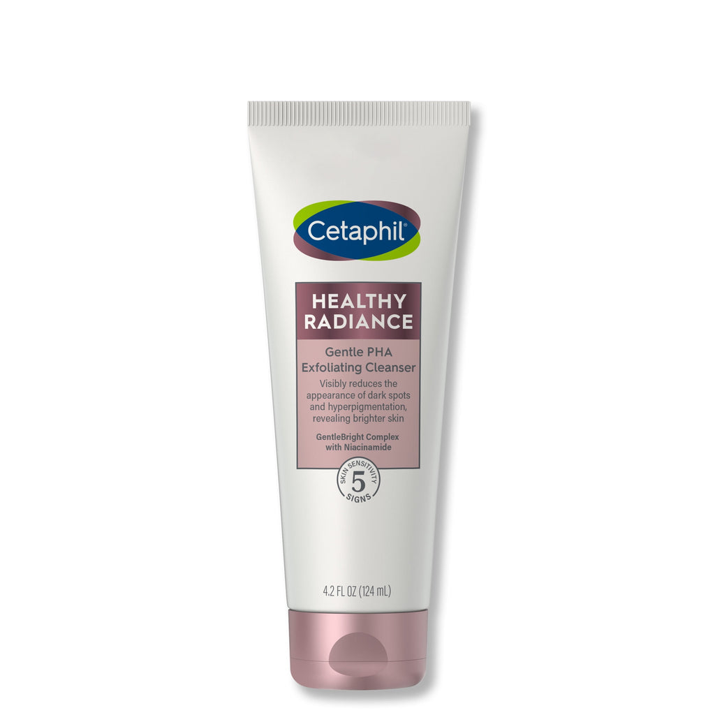 Cetaphil Healthy Radiance Gentle PHA Exfoliating Cleanser for Dull or Uneven Skin, 4.2 oz