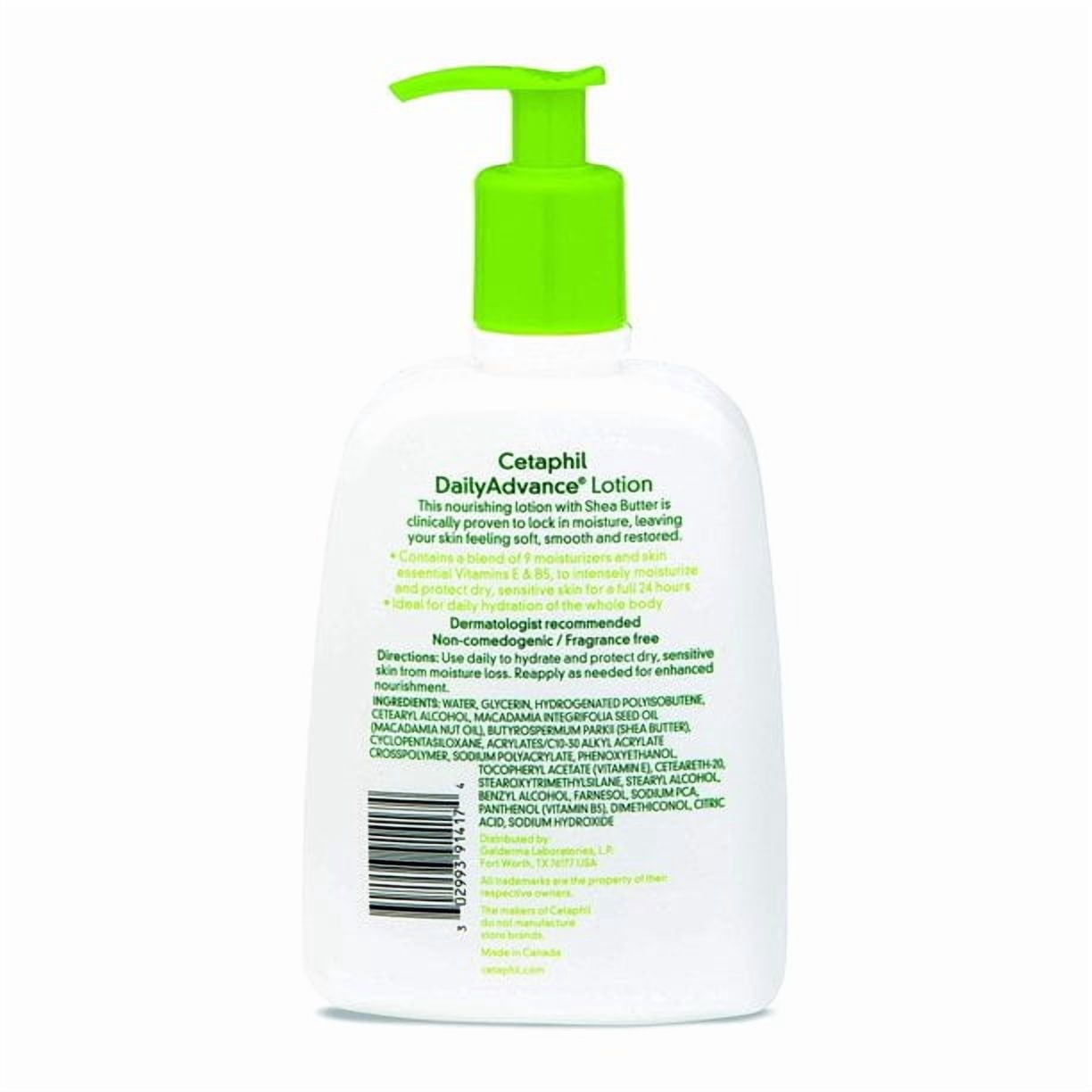 Cetaphil Daily Advance Lotion for Dry & Sensitive Skin, 16 ounces Unit by Cetaphil Beauty