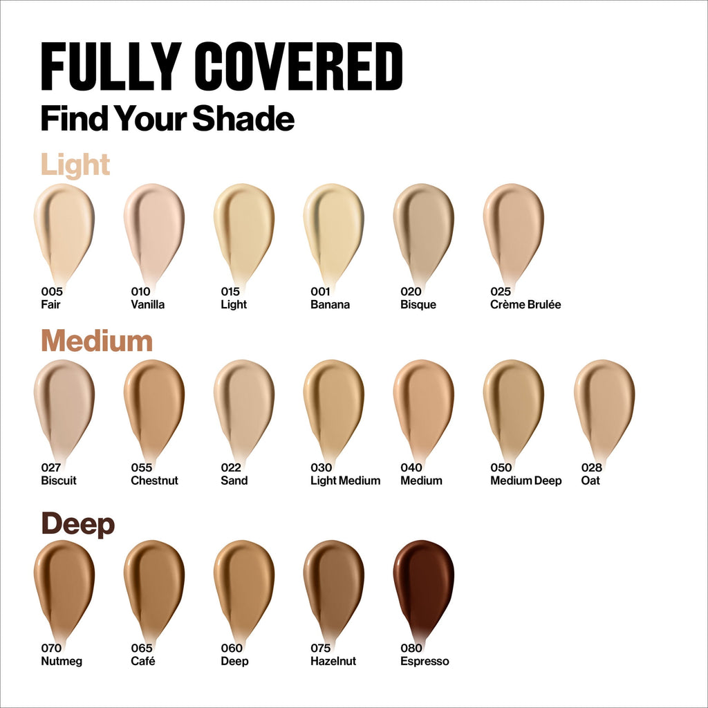 Revlon ColorStay Liquid Concealer Makeup, Full Coverage, 050 Medium Deep, 0.21 fl oz