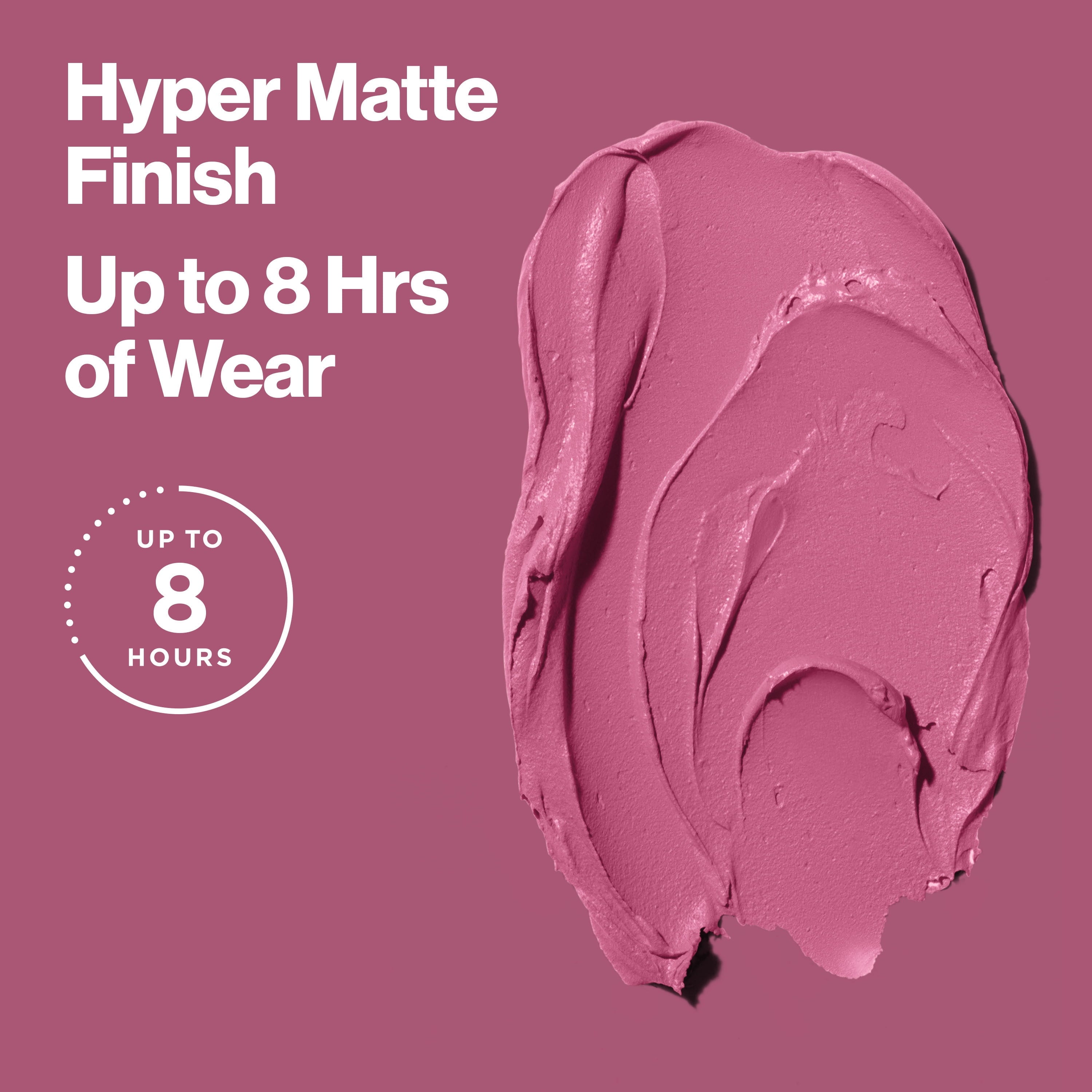 Revlon Ultra HD Lip Mousse Hyper Matte, Liquid Cream-like Lipstick, 0.16 oz, 825 Spice