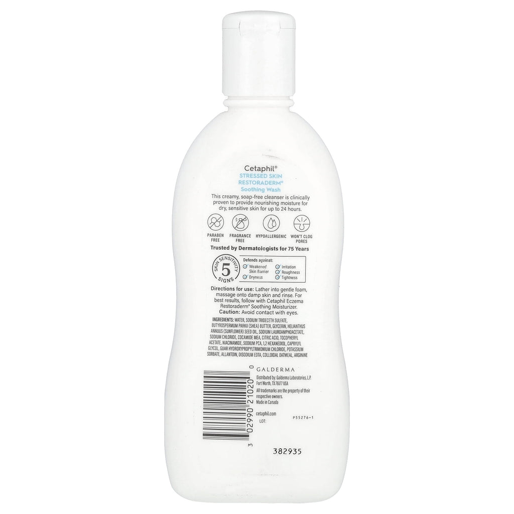 Cetaphil Restoraderm Pro Dry Skin Soothing Wash - 10 oz