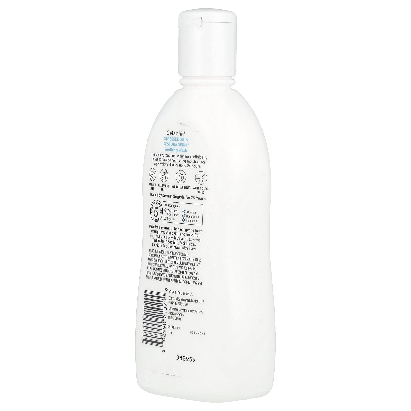 Cetaphil Restoraderm Pro Dry Skin Soothing Wash - 10 oz