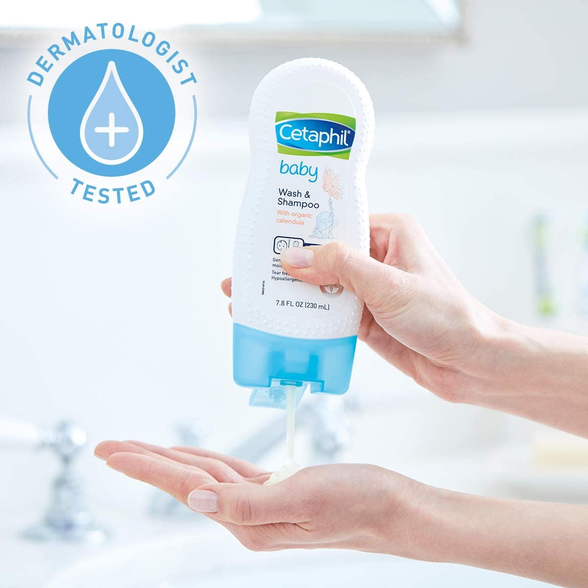 Cetaphil Baby Wash & Shampoo, Calendula, 7.8 fl oz