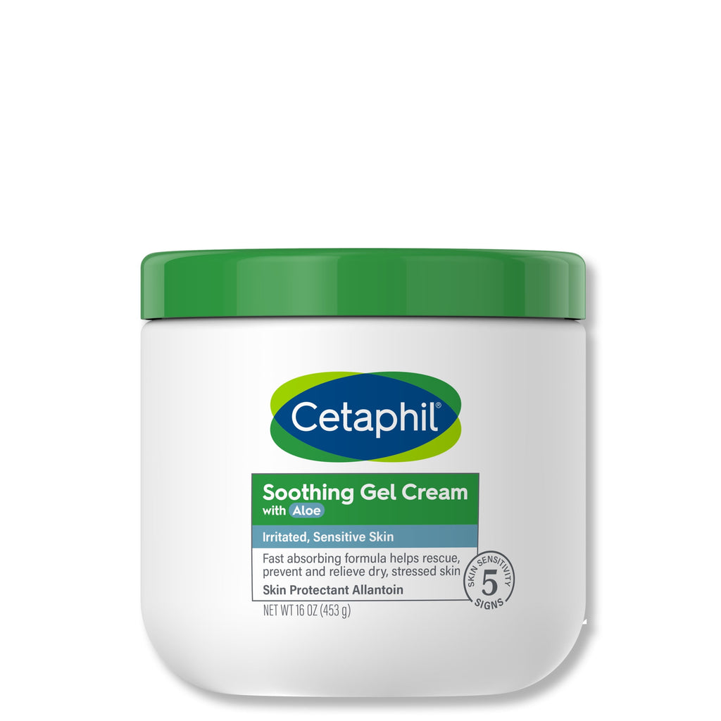 Cetaphil Soothing Gel-Cream with Aloe Instantly Soothes and Hydrates Sensitive Skin, 16 fl oz