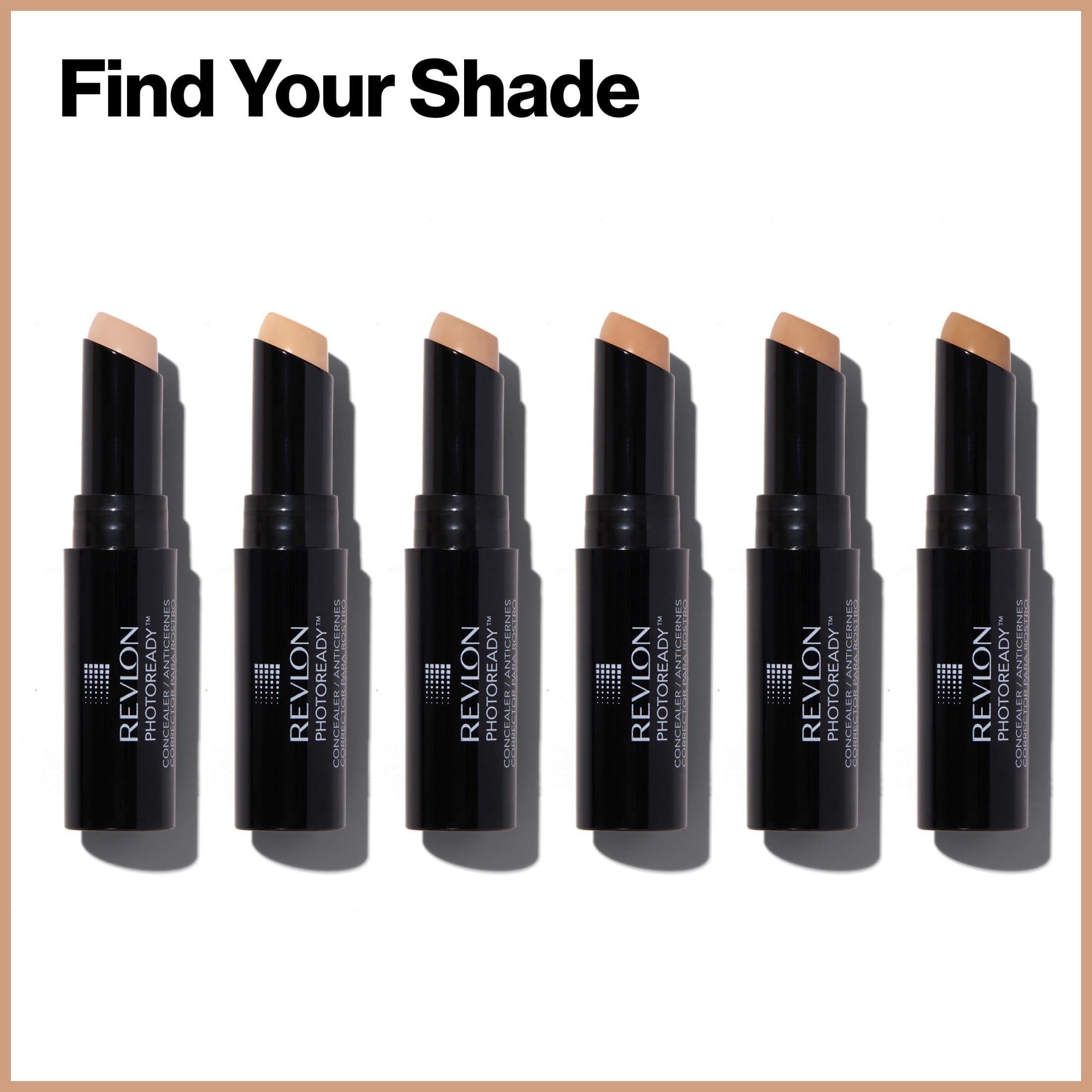 Revlon PhotoReady Stick Concealer Makeup, Medium Coverage, Deep, 0.11 oz