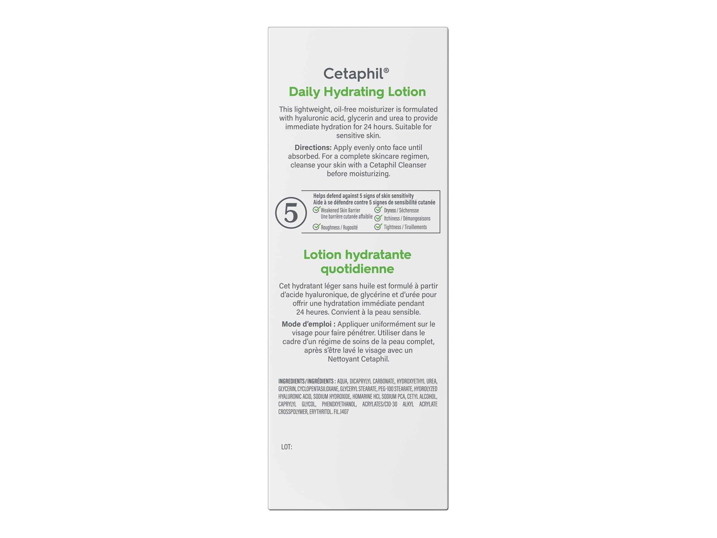 Cetaphil - Daily hydration lotion - 2.96 fl.oz