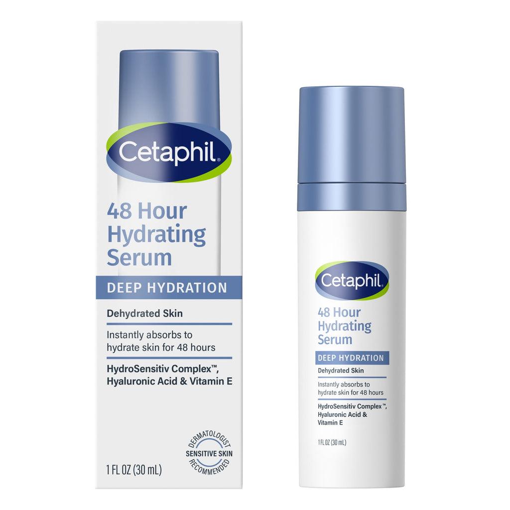 Cetaphil Deep Hydration Fragrance Free 48 Hour Activation Serum, 1 oz, Face Moisturizer