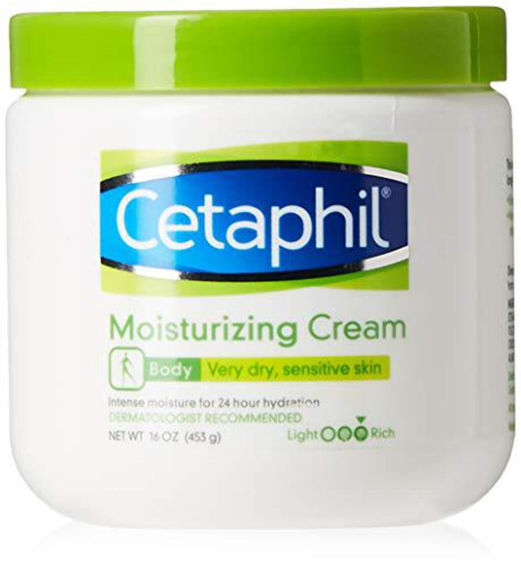 (2 pack) Cetaphil Moisturizing Cream, Hydrating Moisturizer For Dry To Very Dry, Sensitive Skin, Fragrance Free, 16 Oz.,