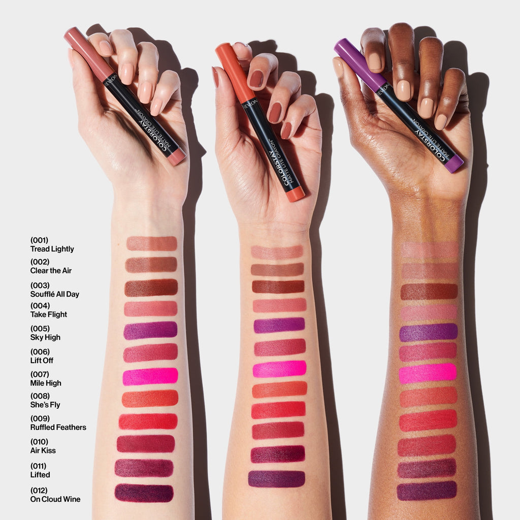 Revlon ColorStay Matte Lite Crayon Lightweight Lipstick, 002 Clear The Air