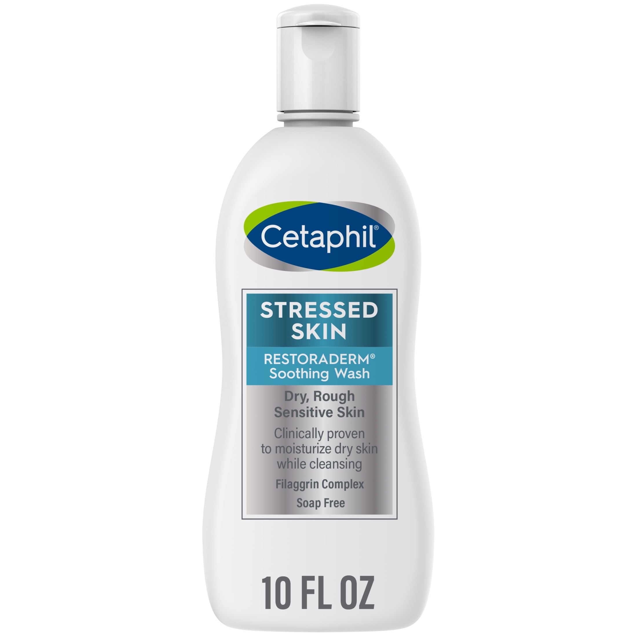 (2 pack) Cetaphil Restoraderm Soothing Body Wash, National Eczema Association Endorsed, 10 oz