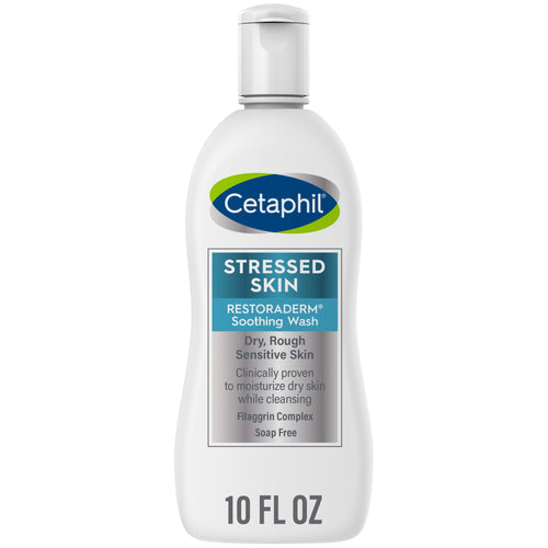 (2 pack) Cetaphil Restoraderm Soothing Body Wash, National Eczema Association Endorsed, 10 oz