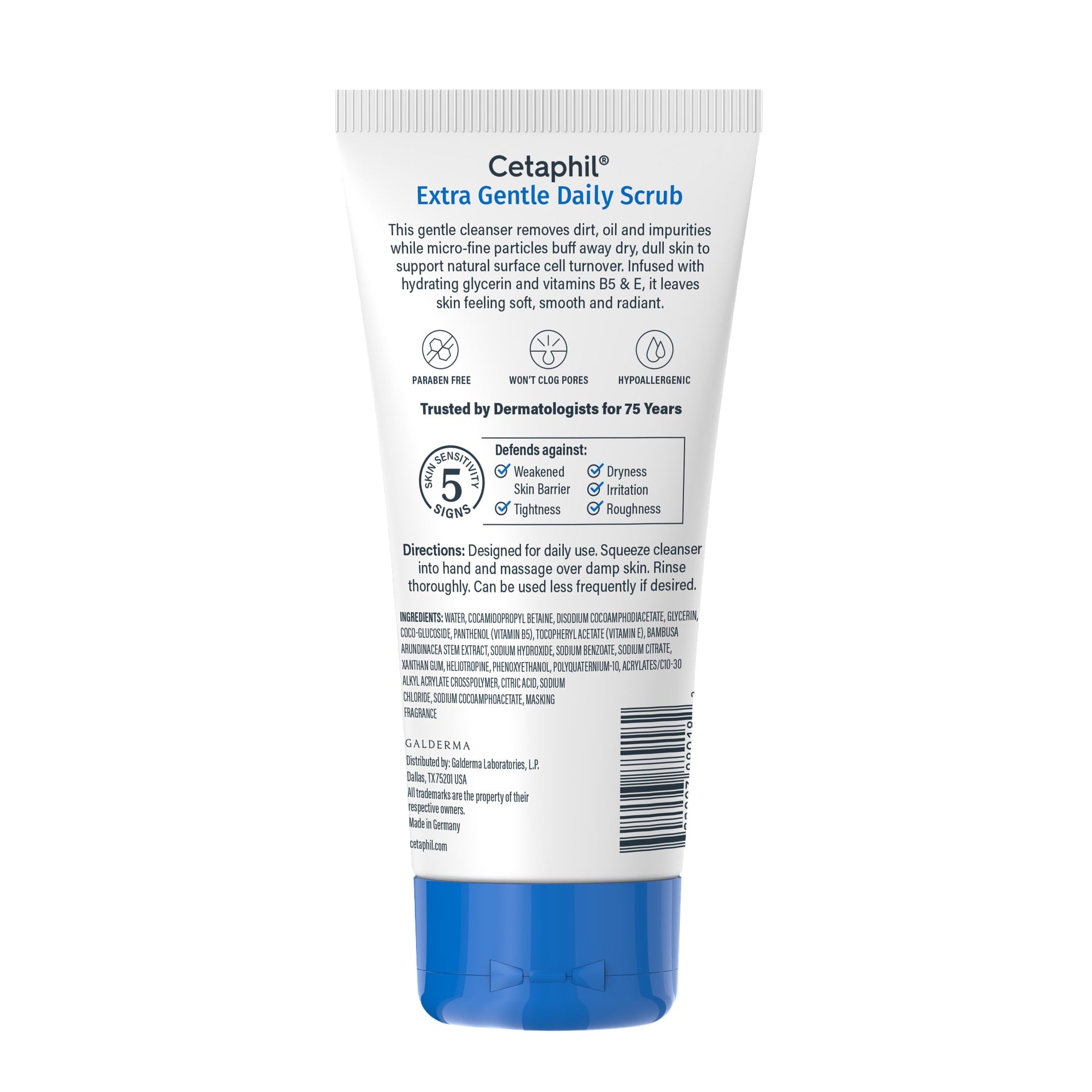Cetaphil Daily Scrub Extra Gentle 6oz Combination To Oily (Pack of 3)