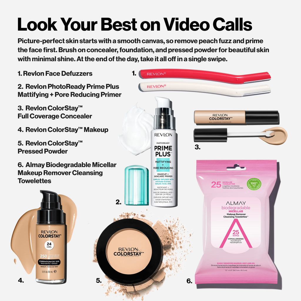 Revlon ColorStay Liquid Concealer Makeup, Full Coverage, 005 Fair, 0.21 fl oz