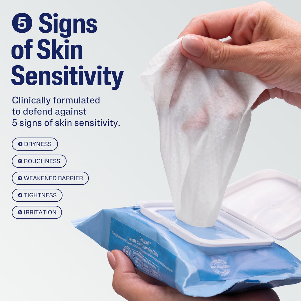 Cetaphil Gentle Skin Cleansing Cloth Wipes for Face and Body, Fragrance Free, 50 ct, Twin Pack