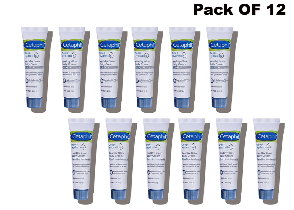 Cetaphil Deep Hydration Healthy Glow Daily Cream 0.34 oz. Deluxe Sample (Pack OF 12)