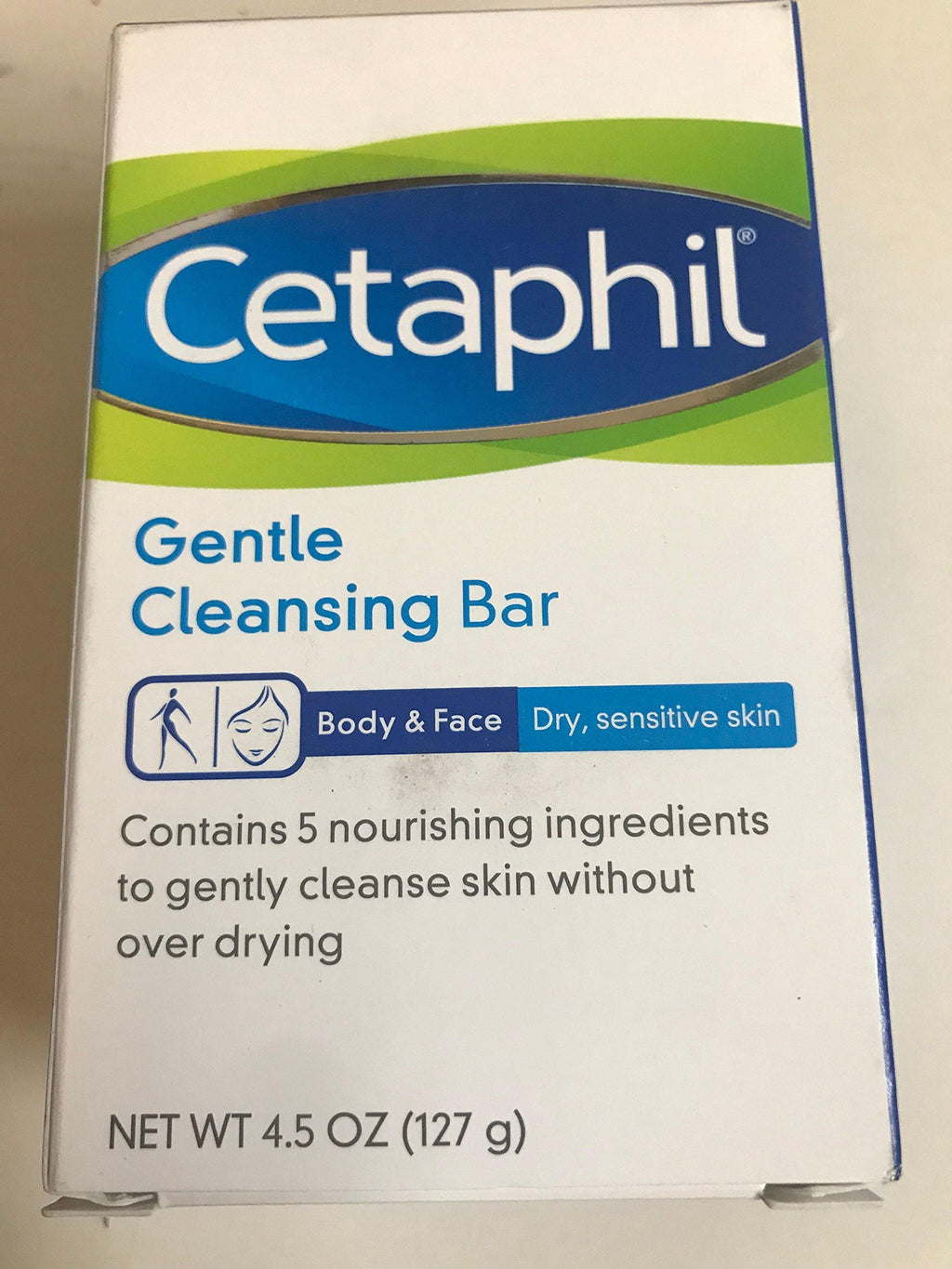 Cetaphil Gentle Cleansing Bar For Dry/Sensitive Skin 4.50 Oz (Packs Of 7) - Pack Of 1