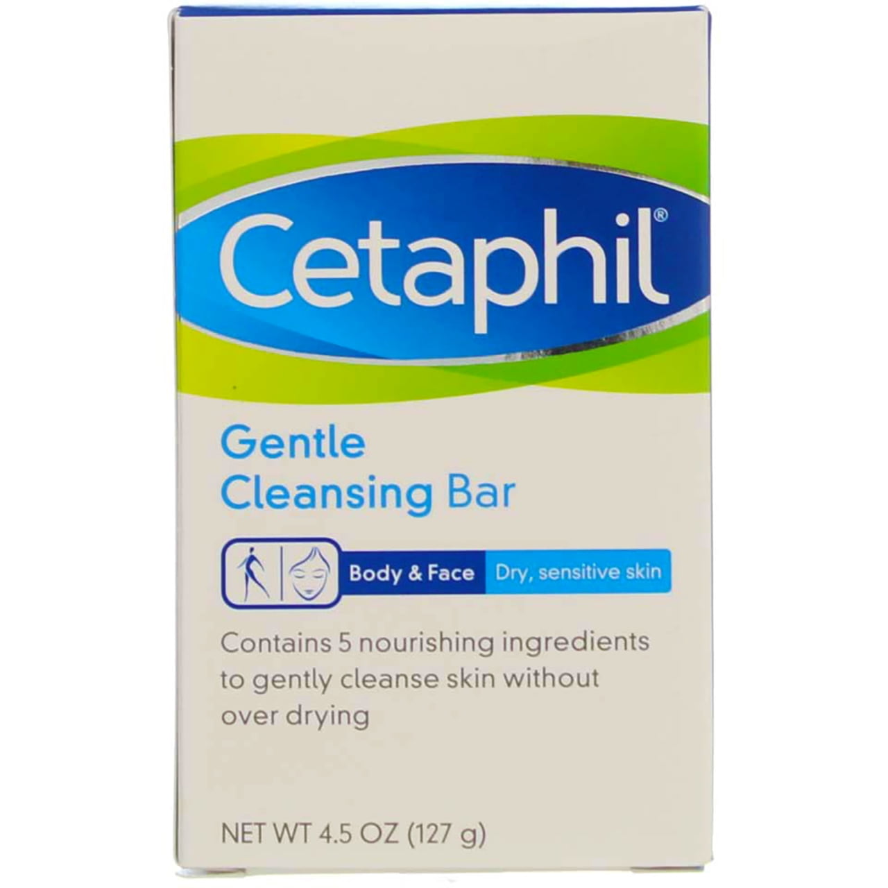 Cetaphil Gentle Cleansing Bar, 4.5 oz (1 Pack)
