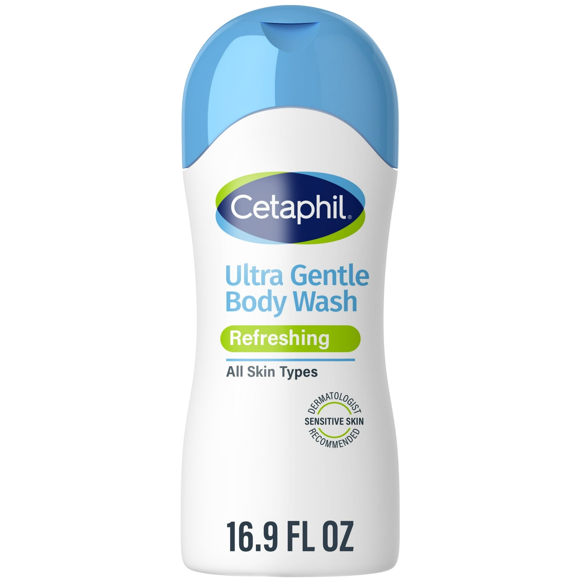 Cetaphil Ultra Gentle Body Wash Refreshing Scent, 16.9 Oz