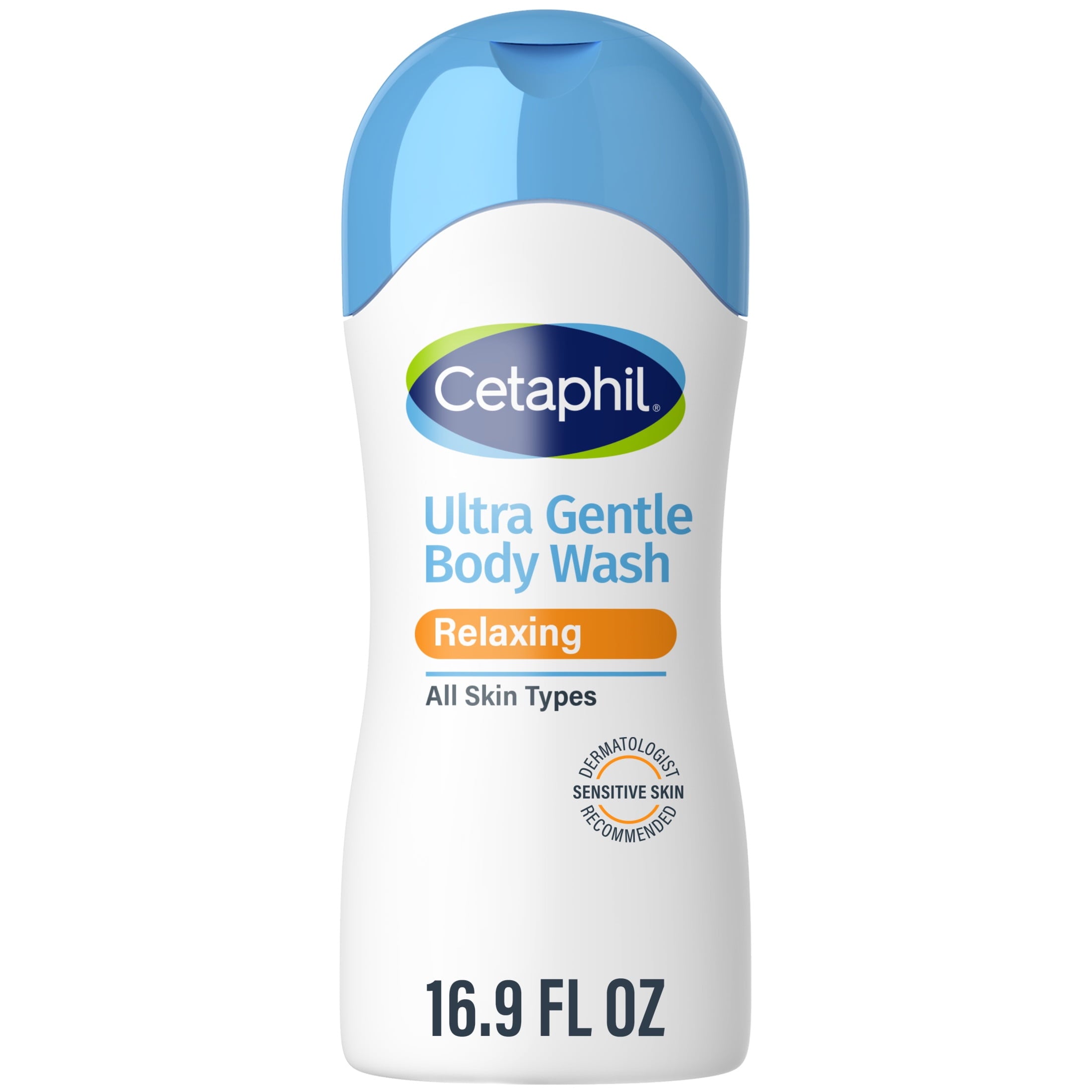 Cetaphil Ultra Gentle Relaxing Body Wash, For All Skin Types, Marigold Extract, 16.9 fl oz