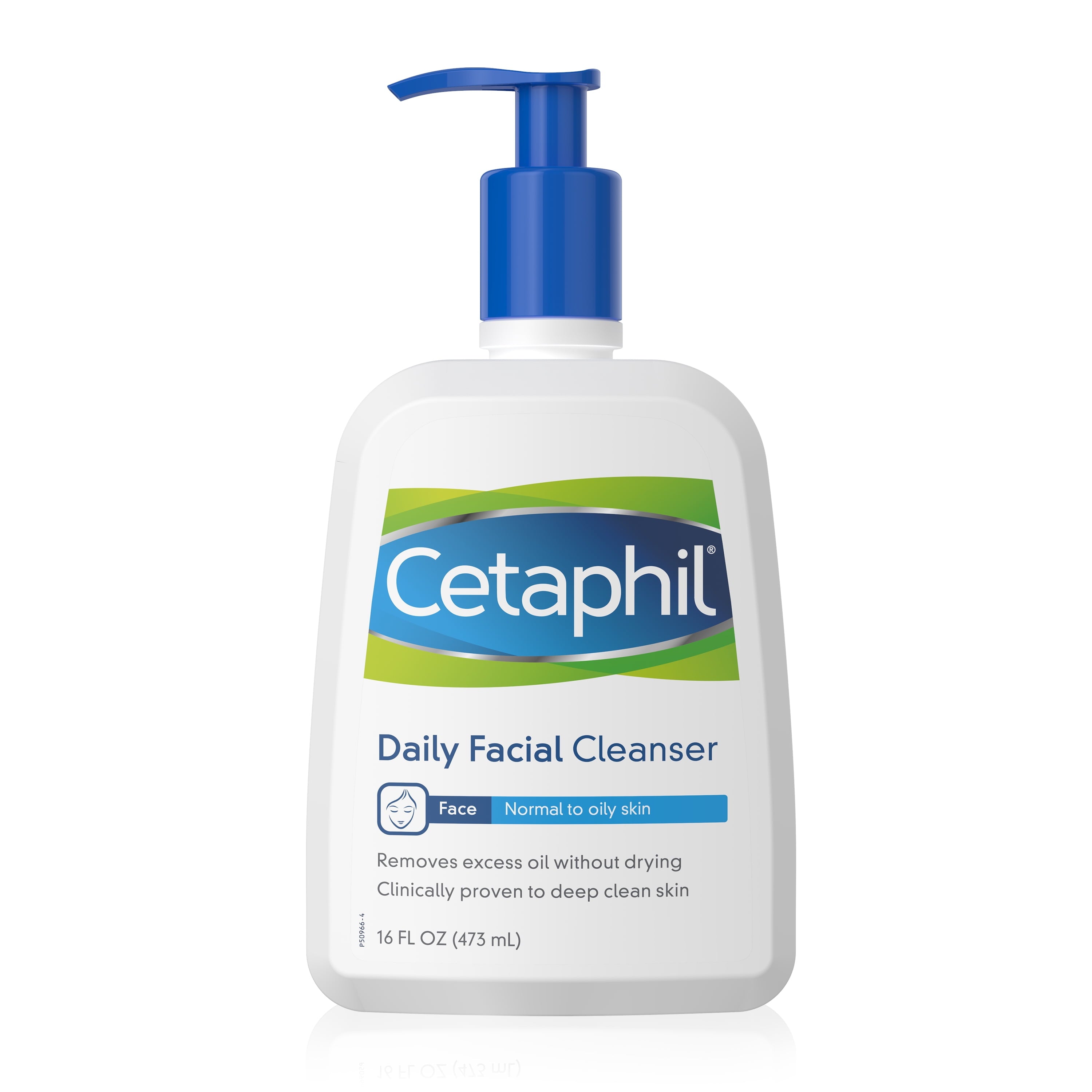 Face Wash by CETAPHIL, Daily Facial Cleanser for Sensitive, Combination to Oily Skin, 16 oz, Gentle Foaming, Soap Free, Hypoallergenic