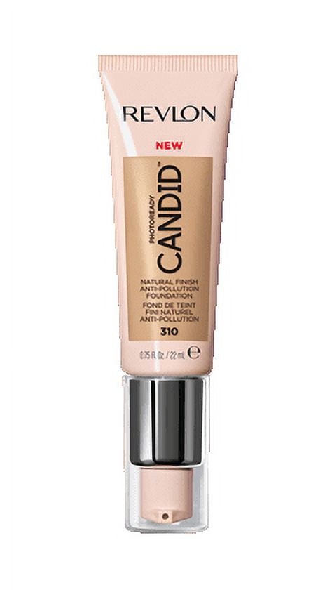 Revlon PhotoReady Candid Natural Finish Anti-Pollution Foundation, 310 Butterscotch, 0.75 fl oz.