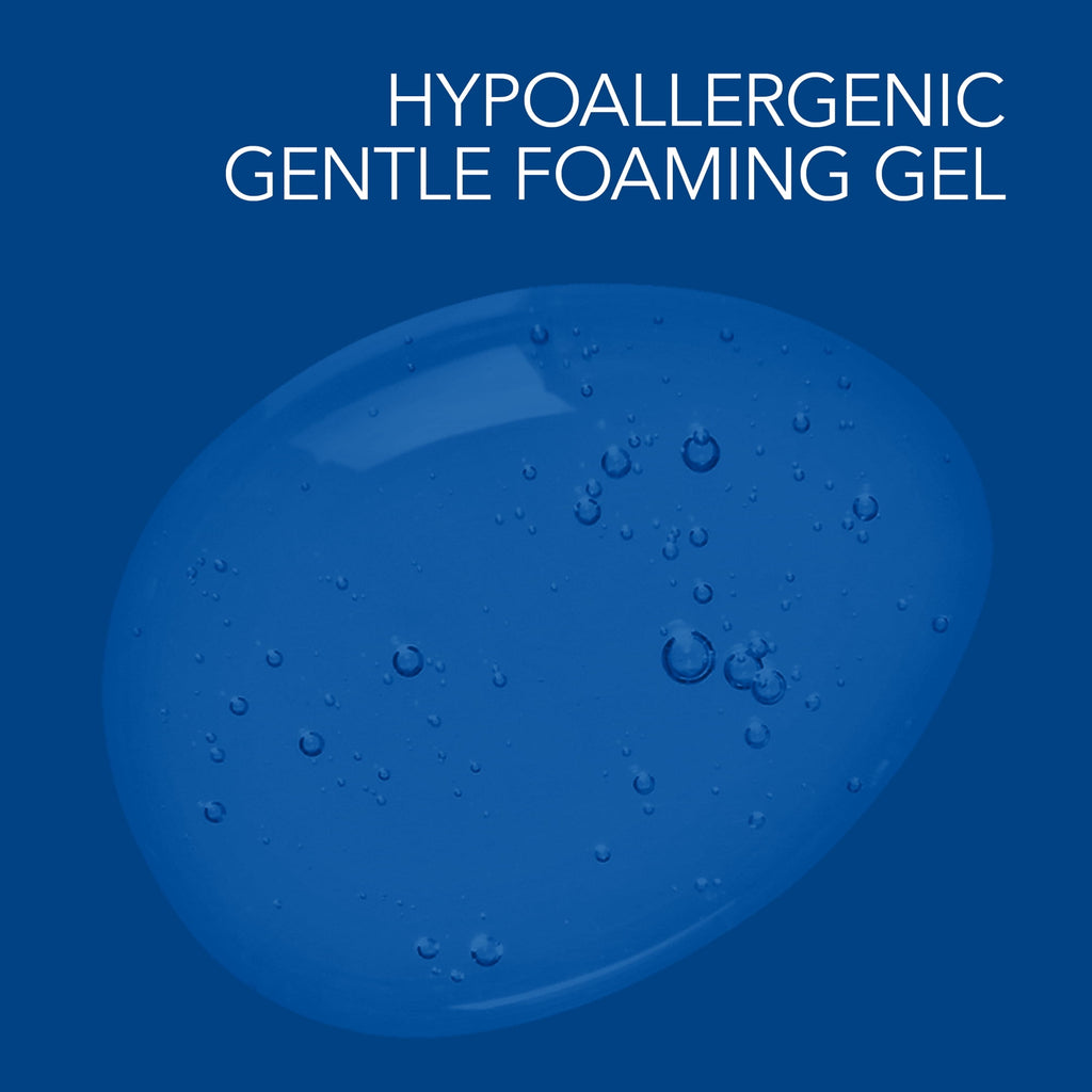 Face Wash by CETAPHIL, Daily Facial Cleanser for Sensitive, Combination to Oily Skin, 16 oz, Gentle Foaming, Soap Free, Hypoallergenic