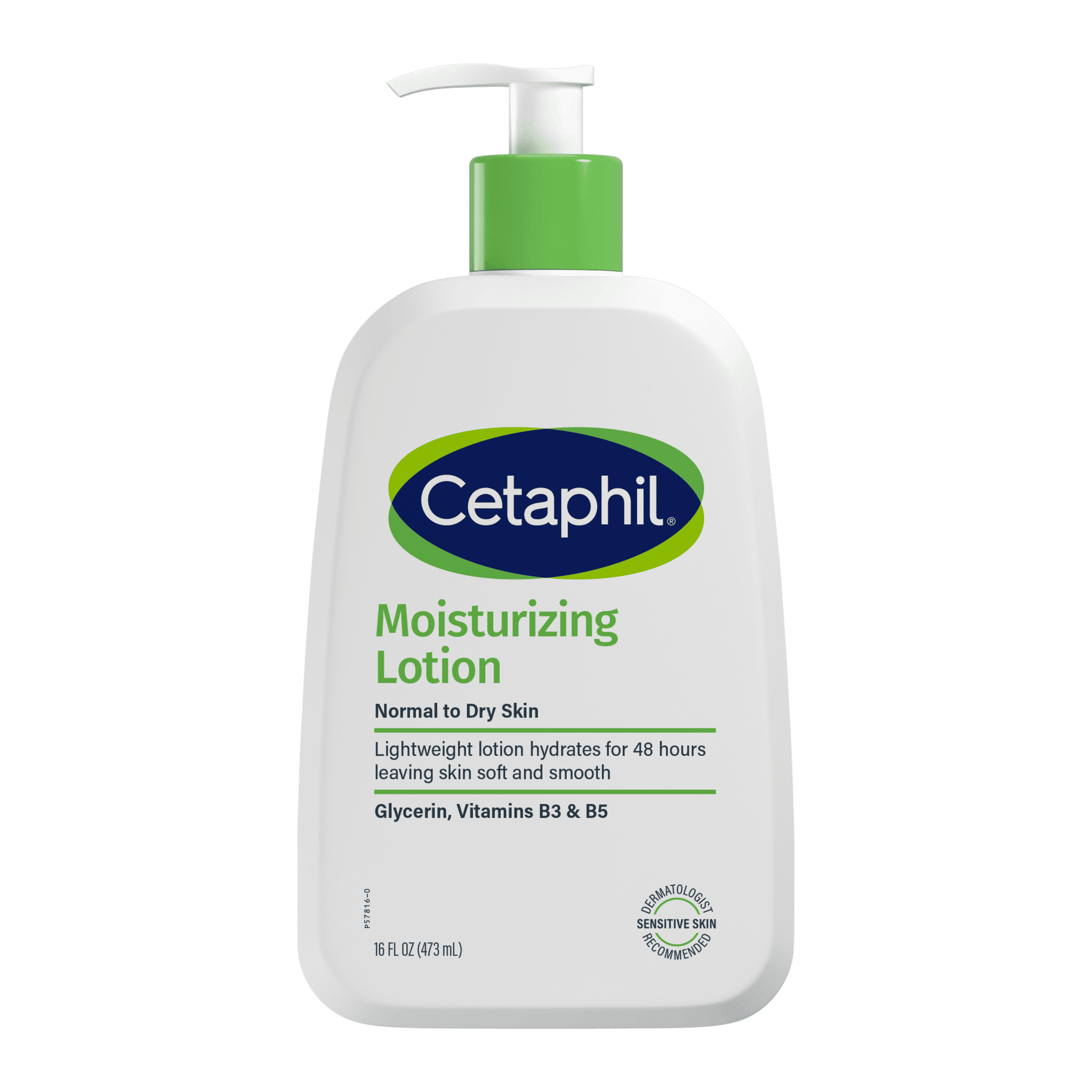 Cetaphil Moisturizing Lotion 16oz Pump Dry To Normal Skin (Pack of 3)