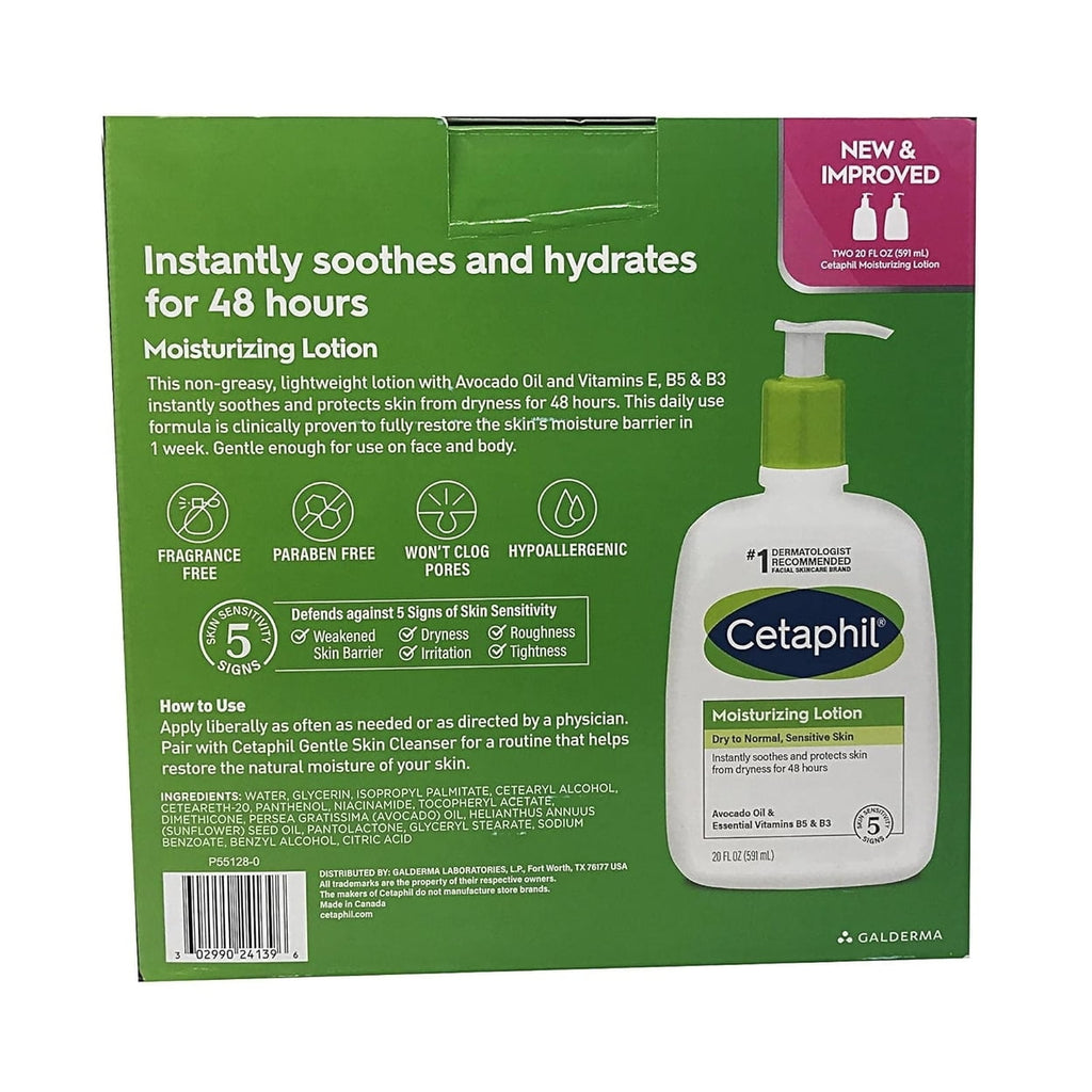 Cetaphil Moisturizing Lotion (20 Ounce x 2 pack)