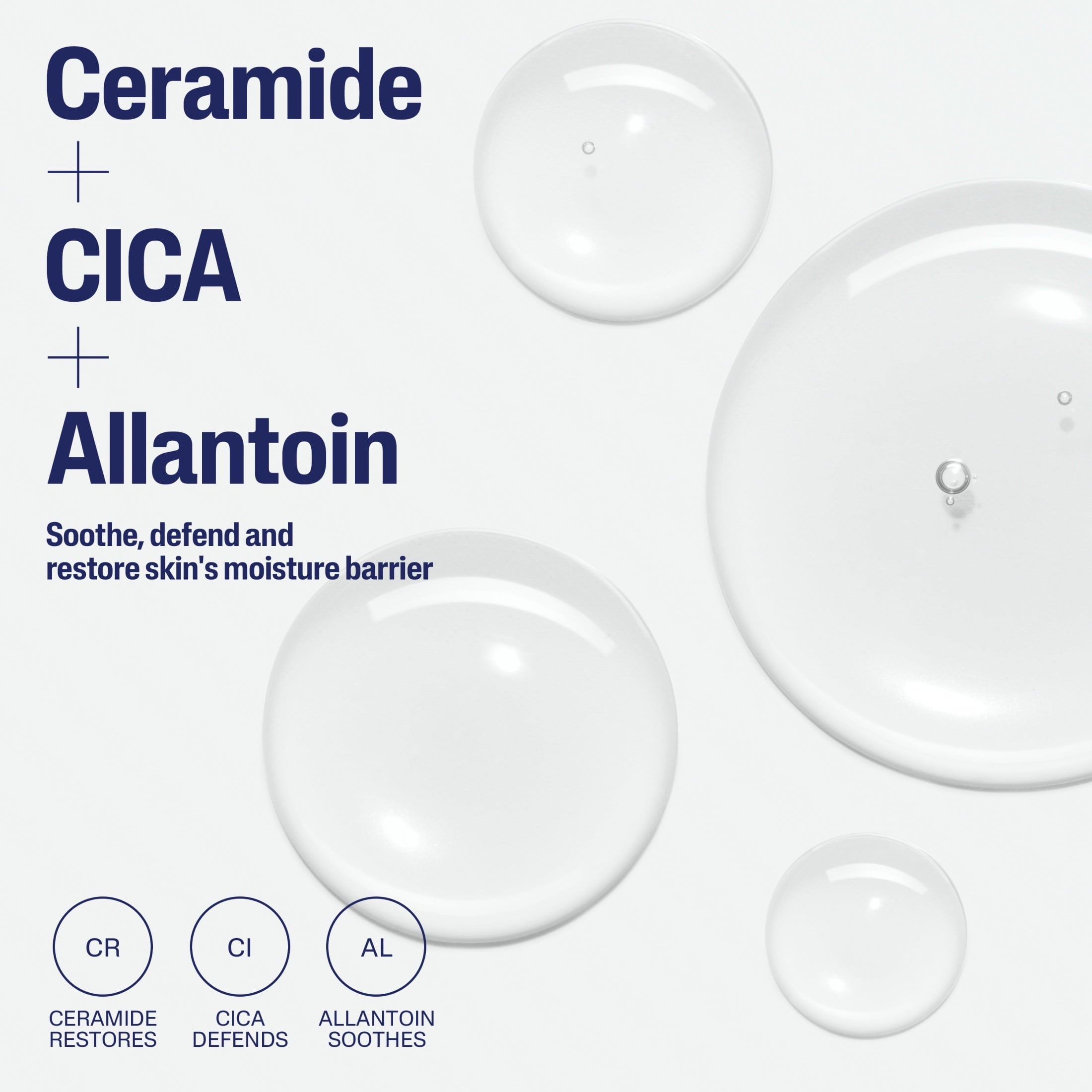 (2 pack) CETAPHIL Ceramide Face Serum, Lightweight Serum for All Skin Types, Ceramides, CICA & Allantoin, 1 fl oz