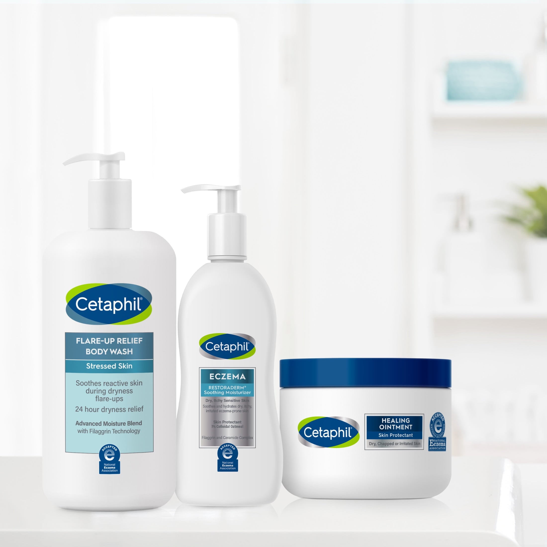 Cetaphil Daily Use Moisturizing Flare Up Relief Body Wash, Otameal, Unscented, 20 fl oz