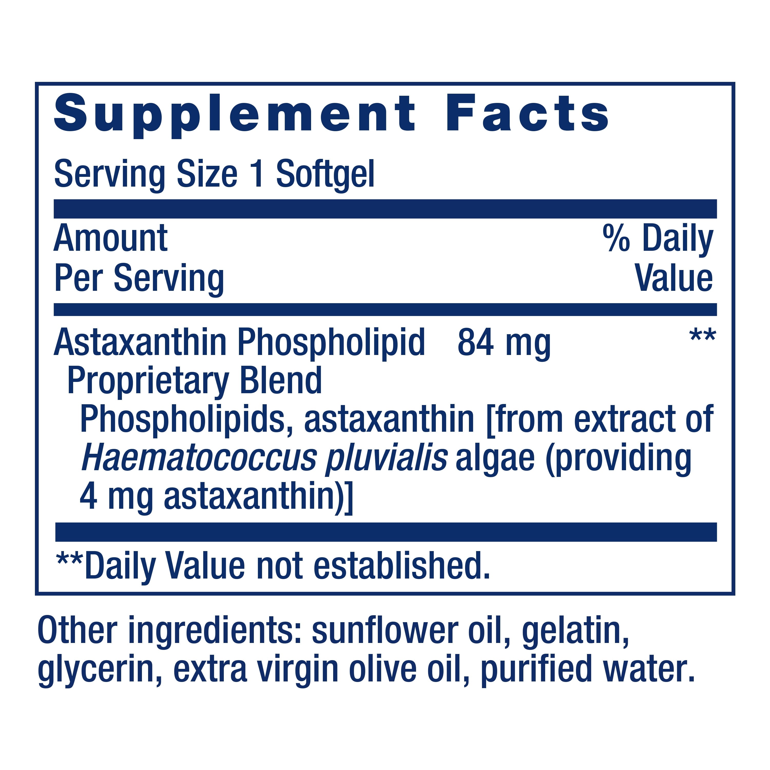 Life Extension Astaxanthin with Phospholipids – Antioxidant Support, Eye Health – Algae-Derived – Gluten-Free, Non-GMO – 30 Softgels