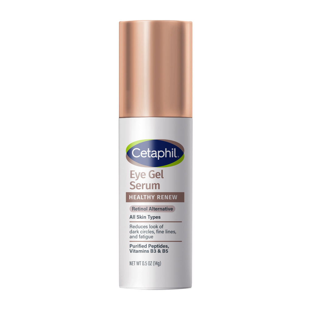 Cetaphil Healthy Renew Eye Gel Serum for Sensitive Skin with Purified Peptides, 0.5 oz