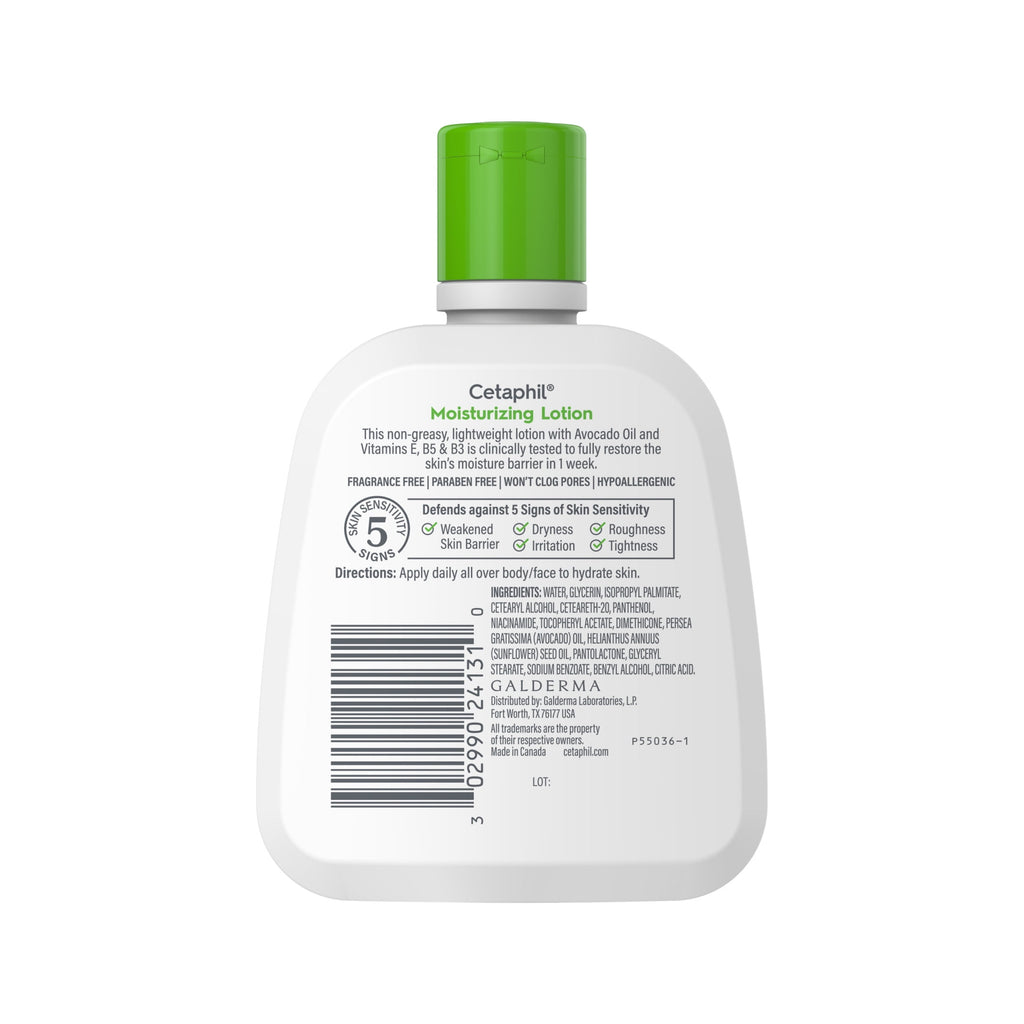 (2 pack) Cetaphil Moisturizing Lotion Hydrating Lotion for All Skin Types, Sensitive Skin, 4 fl oz