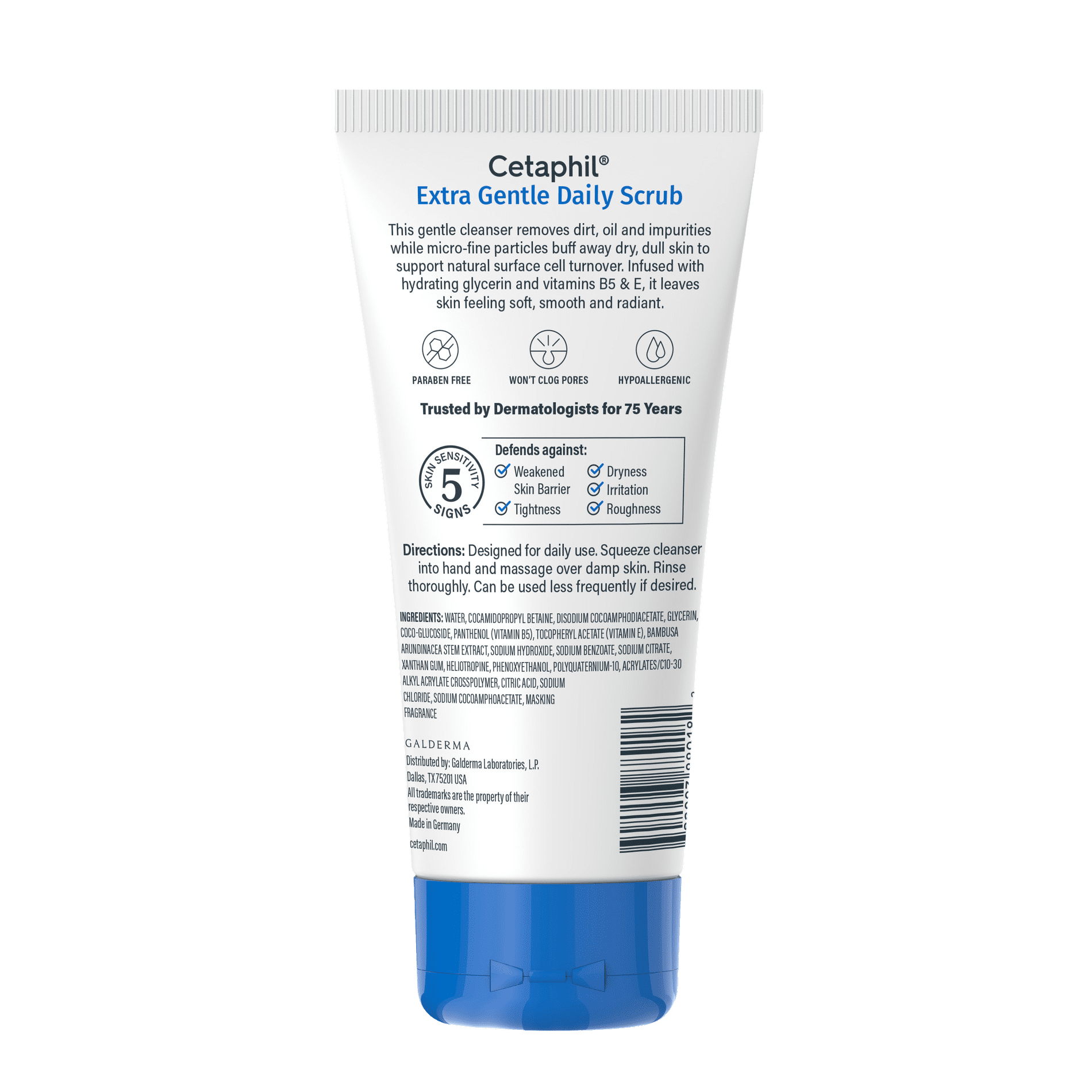 Cetaphil Daily Scrub Extra Gentle 6oz Combination To Oily (Pack of 3)